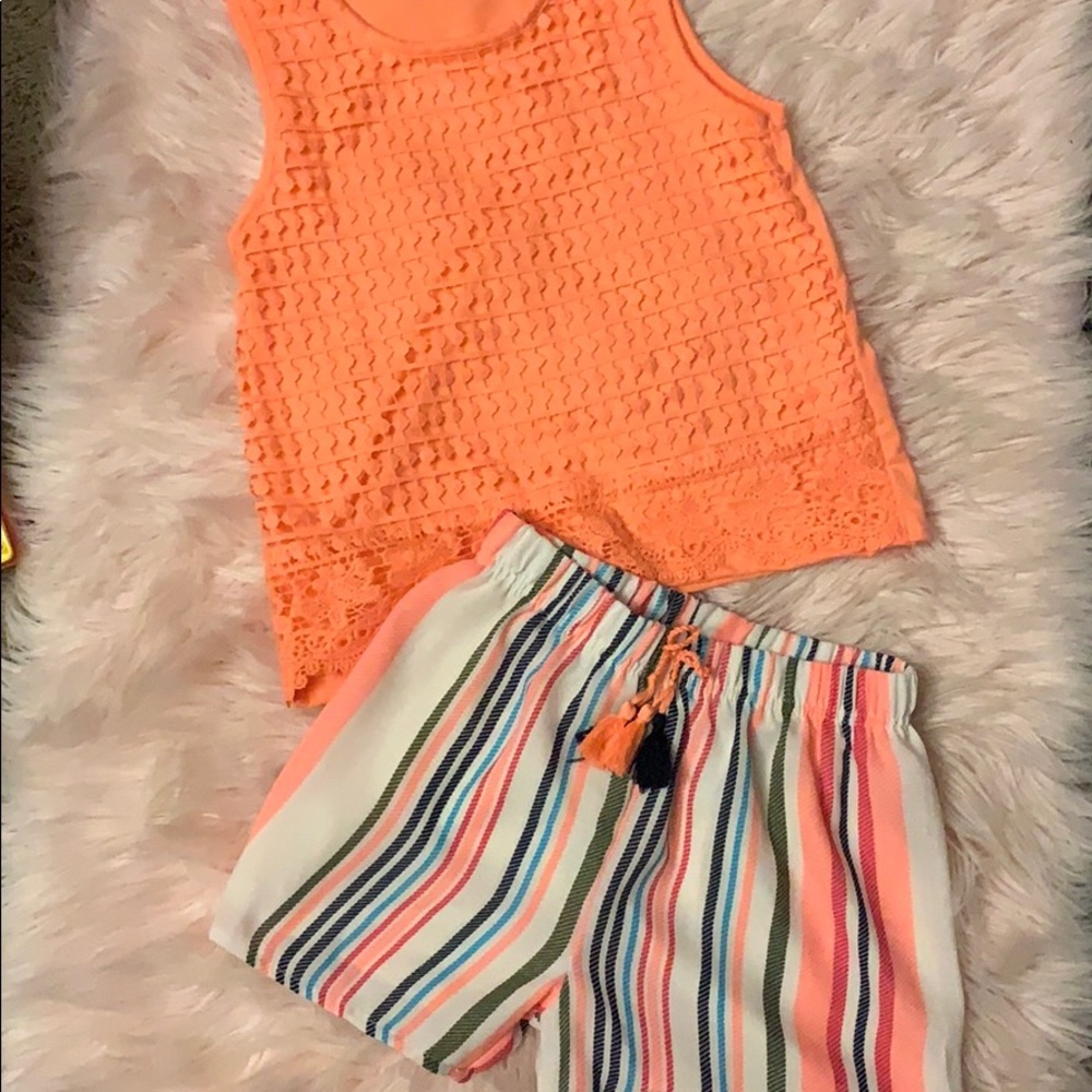 Wonder kids size 7/8 Short Set